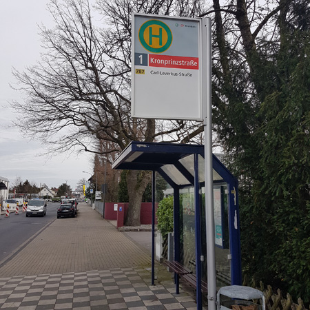 KSPS - Personalvermittlung und Sicherheitsakadenie GmbH - Bushaltestelle Kronprinzstrasse